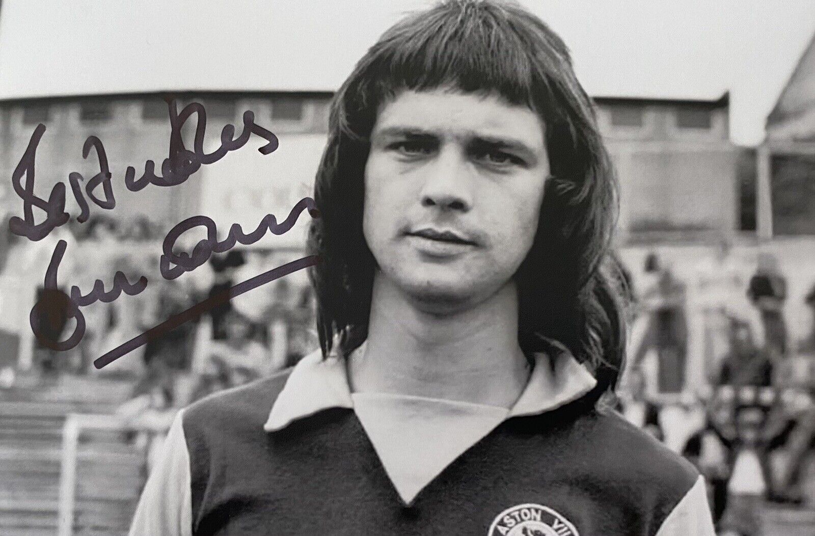 Brian Little Genuine Hand Signed Aston Villa 6X4 Photo Poster painting 2