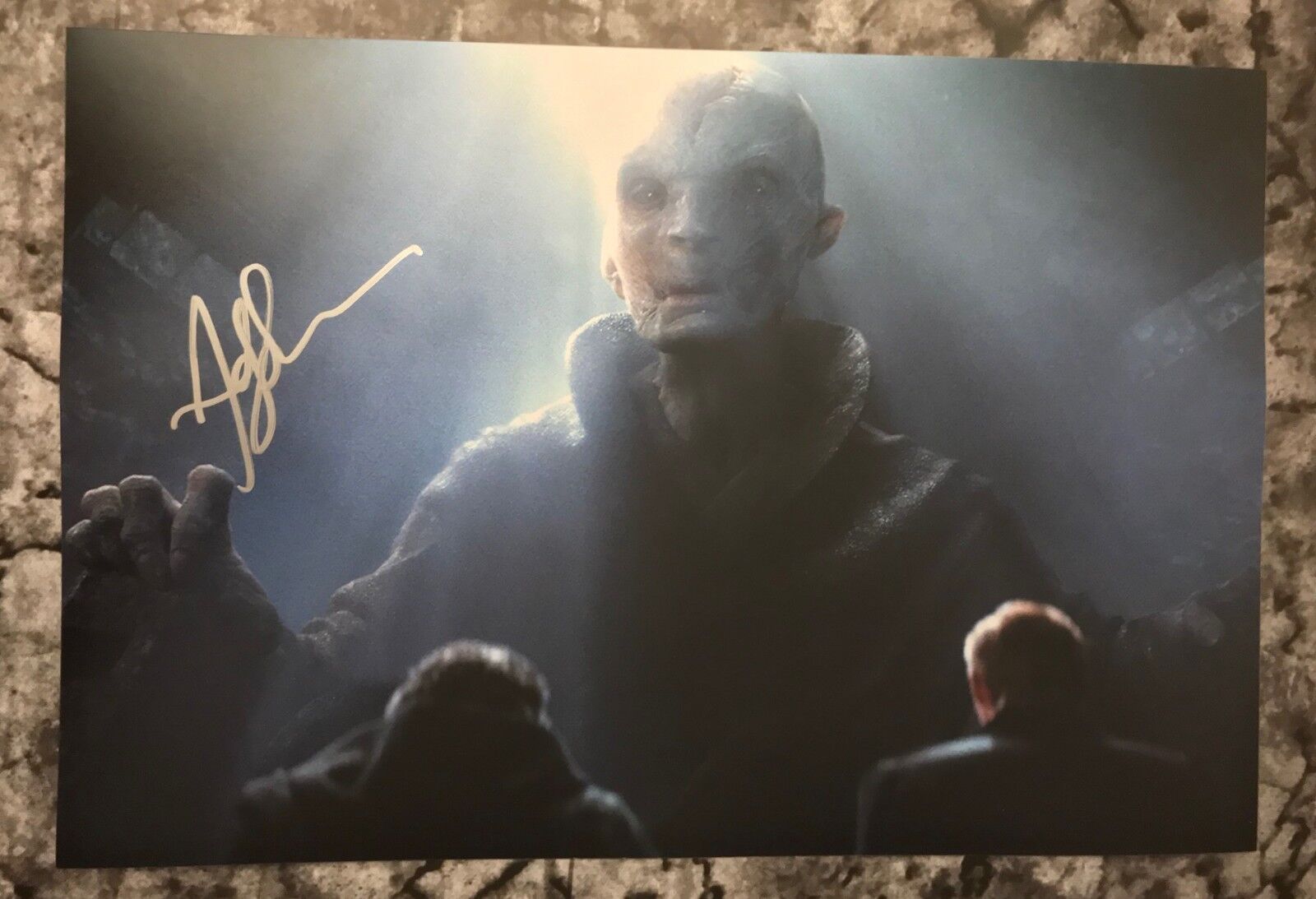 GFA Star Wars Snoke * ANDY SERKIS * Signed 10x15 Photo Poster painting Poster MH9 COA