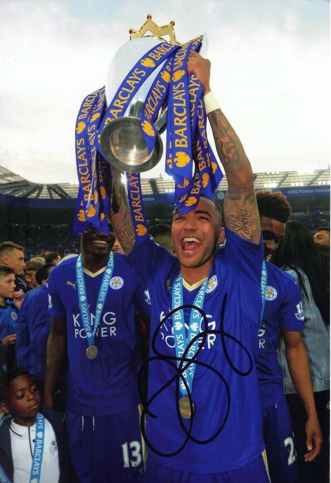 Danny Simpson Signed 12X8 Photo Poster painting Leicester City F.C. Genuine COA AFTAL (1947)