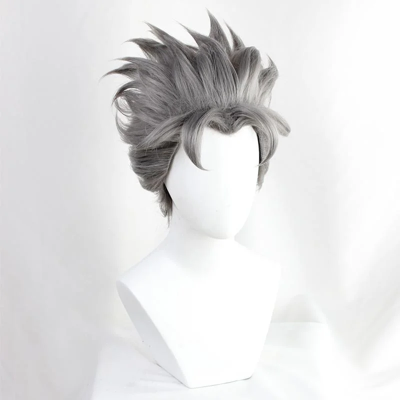 JoJo's Bizarre Adventure: Diamond Is Unbreakable Koichi Hirose Grey Cosplay Wig