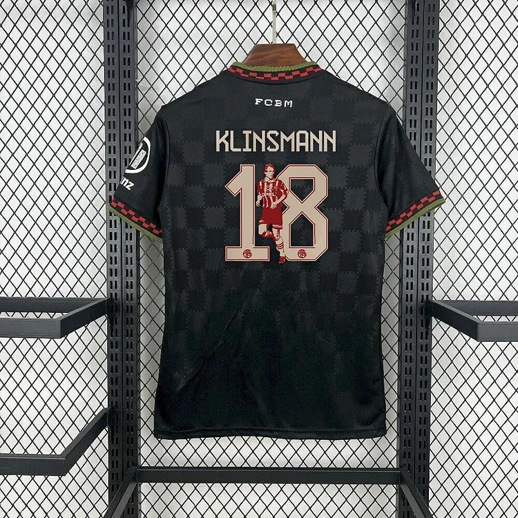【S~4XL】Bayern 25/26 Third Football Jersey【Klinsmann #18】