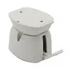 Camper Door Retainer Catch Nylon Door Stop Retaining Catch Holder (White)