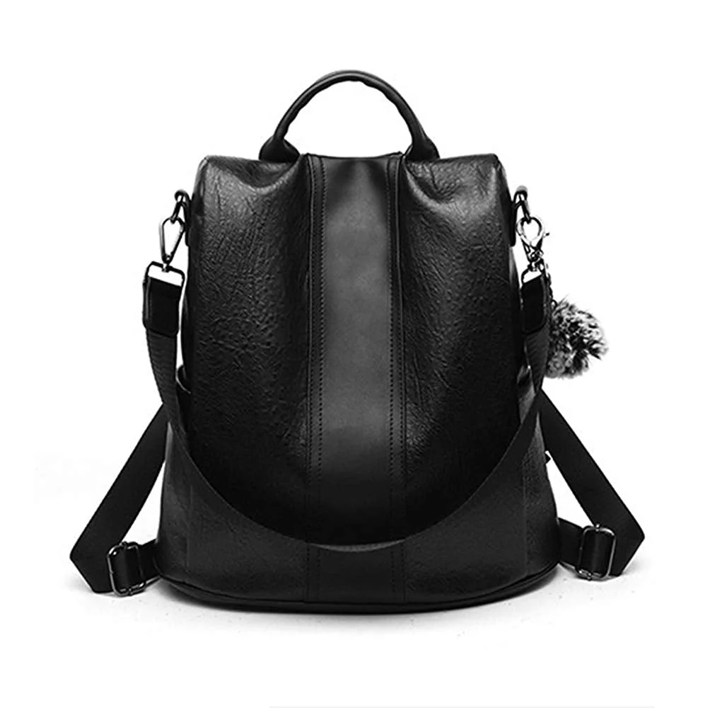 Women Backpack Purse PU Leather Anti-theft Casual Daypack Ladies Rucksack Shoulder Bags