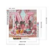 Disney Mickey & Minnie Alphabet-Full Round Diamond Painting 40*40CM