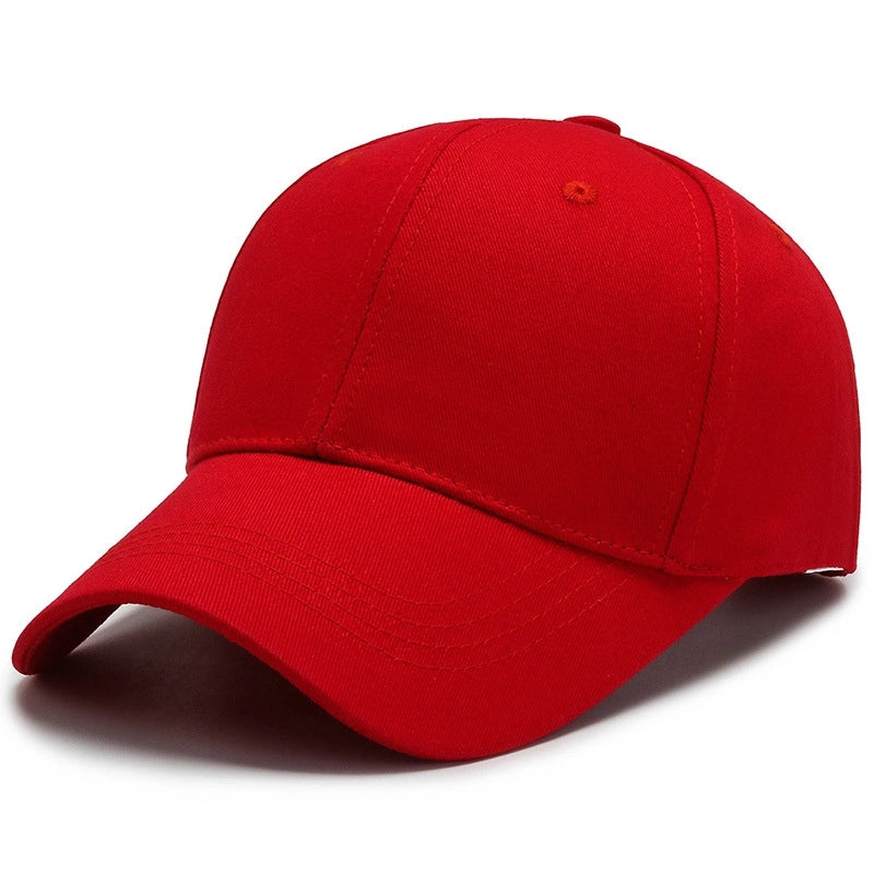 Advertising Hat Travel Agency Baseball Cap Volunteer Cap Pure Cotton Glossy Cap Men’s And Women’s Printed Logo Military Training Cap Peaked Cap