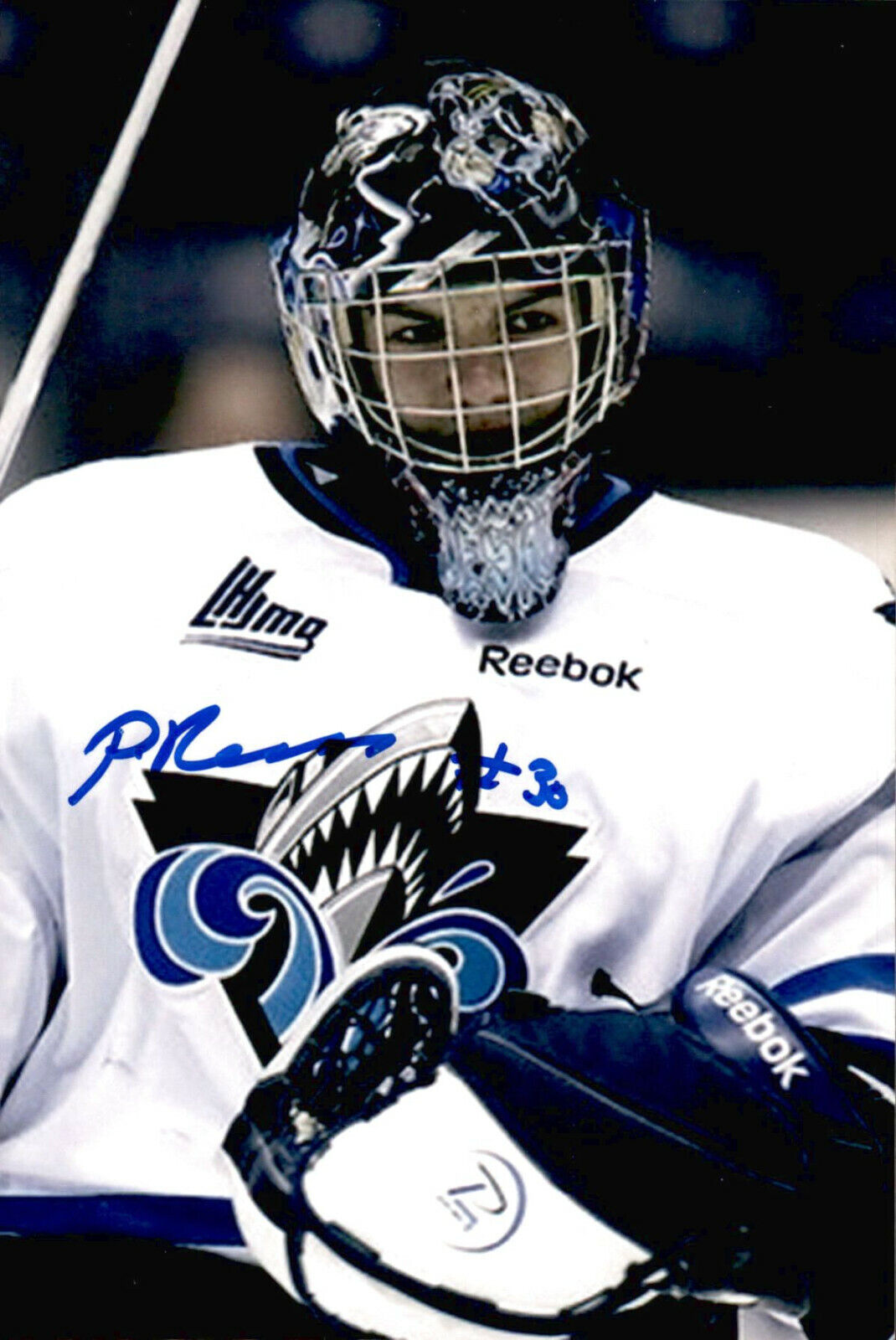 Philippe Desrosiers SIGNED 4x6 Photo Poster painting RIMOUSKI OCEANIC / DALLAS STARS #3