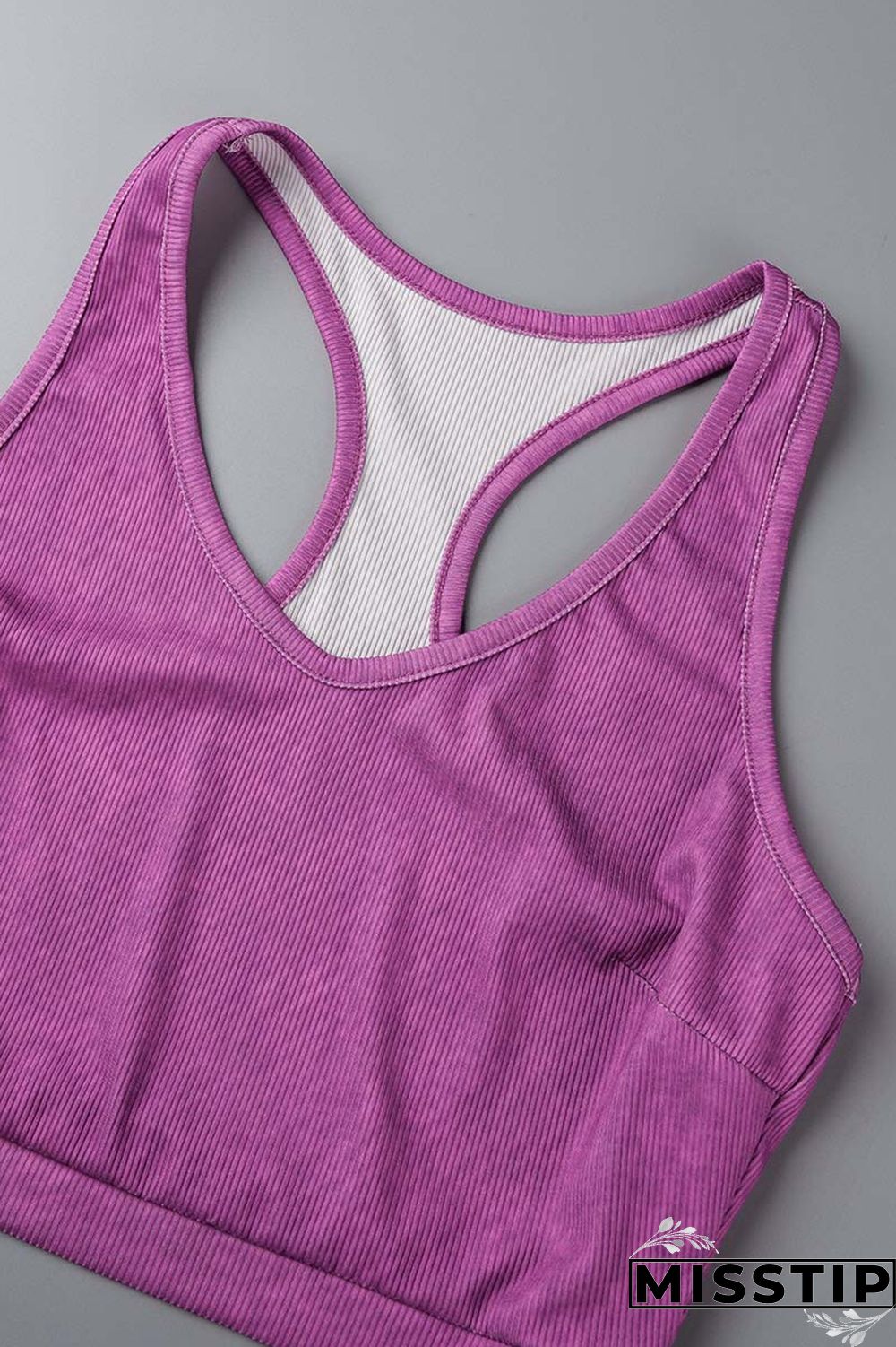 Blue Casual Solid Patchwork O Neck Sleeveless Two Pieces