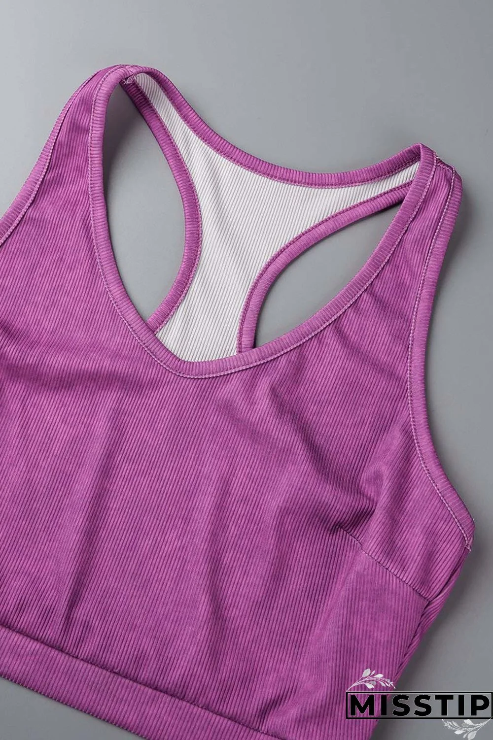 Blue Casual Solid Patchwork O Neck Sleeveless Two Pieces