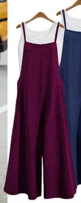 Uveng Uveng Summer High-Rise Broad-Legged Trousers Female New Students Loose Thin Casual Solid Color Simple Slings