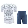 2025/2026 Psg Paris Pre-Match Training White Shirt+Shorts 1:1 Thai Quality