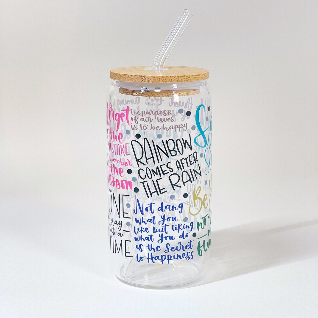 Maneifurui™   Rainbow Wish Glass Can