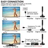 Digital TV Antenna Indoor TV Antenna High Gain Amplified HDTV Antenna (10m)