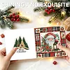 6pcs Plaid Vintage DIY Diamond Painting Cards Art 15x15cm for Adults