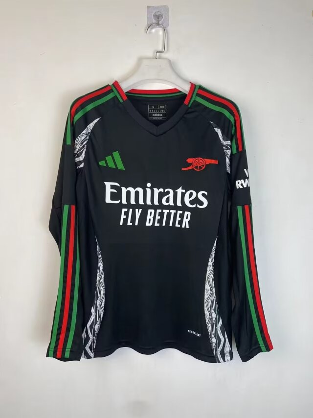 24/25 Arsenal Away Long Sleeve Football Shirt Thai Quality