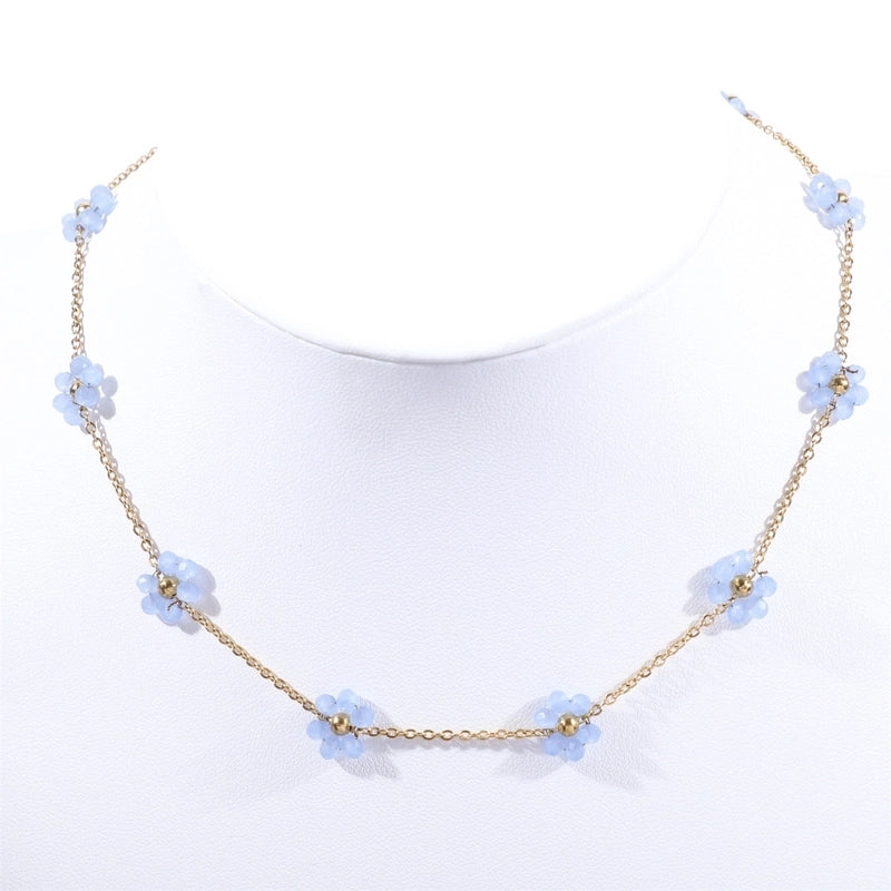 Sweet Flower Titanium Steel Bracelets In Bulk