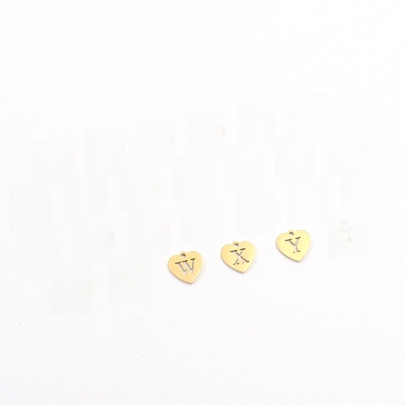 304 Stainless Steel Copper Beaded Letter Heart Shape Bracelets