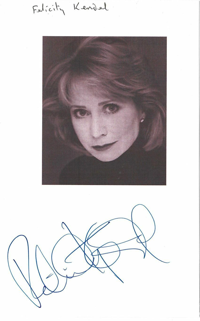 Felicity Kendal signed cut autograph! AMCo! 14494