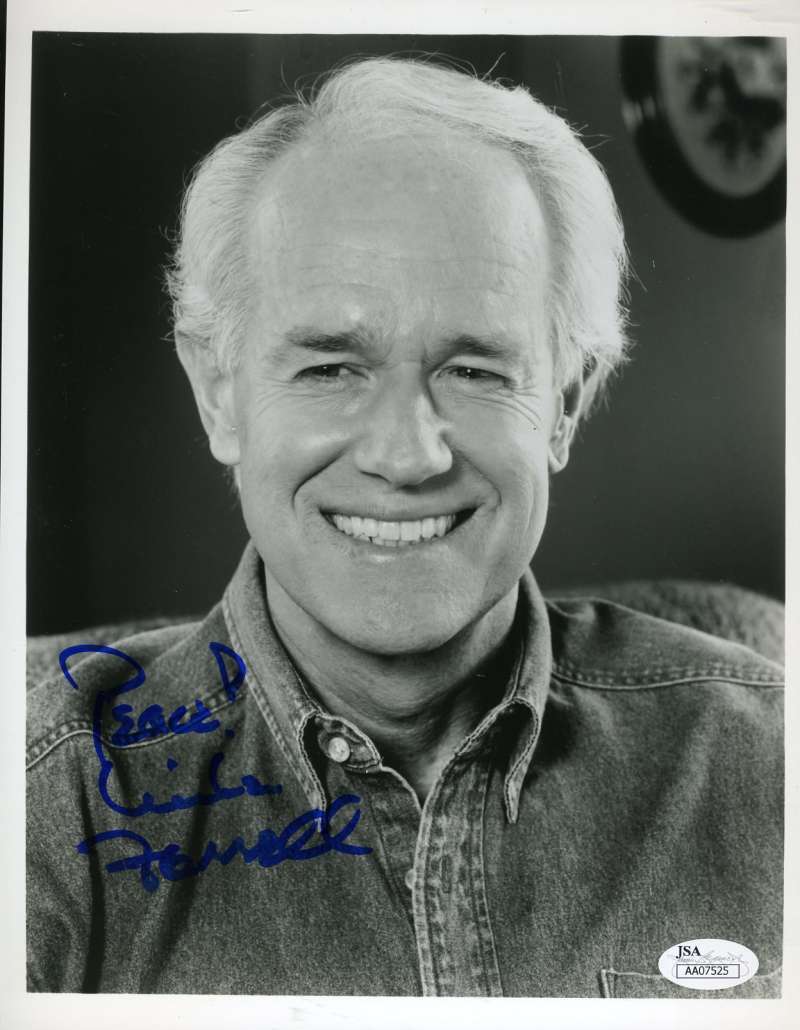 Mike Farrell Mash Jsa Cert Hand Signed 8x10 Photo Poster painting Authentic Autograph