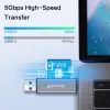 ChuanYu Card Reader USB3.0 Ultra-High Speed Integrated Multi-Function SD Card TF Card Suitable For MicroSDXC, MicroSDHC, SD, SDXC, SDHC, SD Card Suitable For Windows, Mac OS X, Android Device Storage Memory