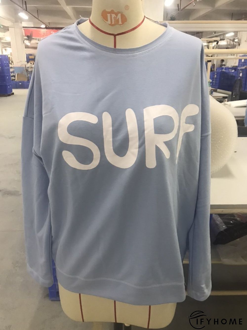 Casual Letter Long Sleeve Printed T-shirt | IFYHOME