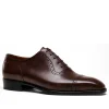 Men's Captoe Oxford Dress Shoes - Leather Sole