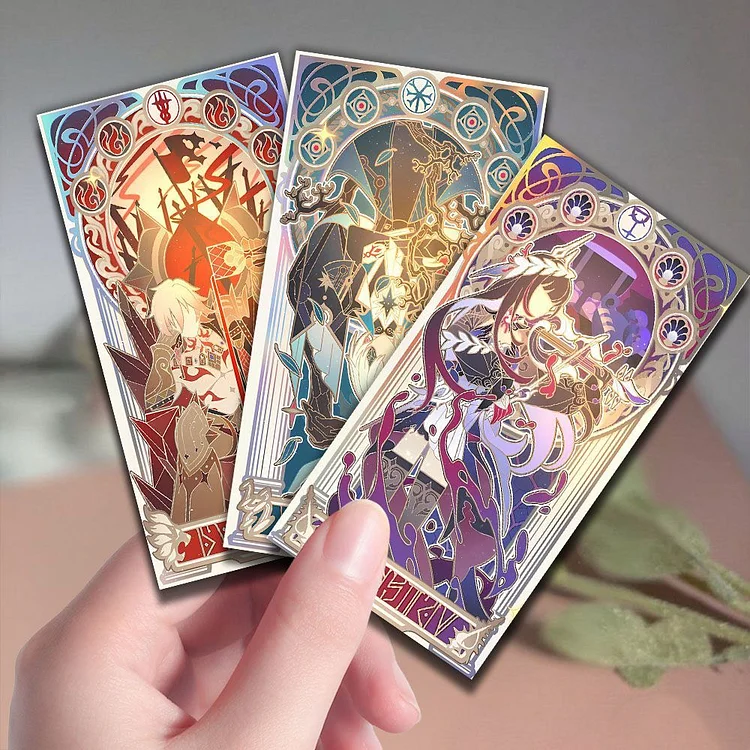 Honkai:Star Rail Chrysos Heirs Phainon Dang Heng 12Pcs Tarot Cards