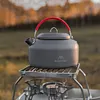 1.4L Outdoor Water Kettle Teapot Coffee Pot for Picnic Camping Hiking Travel