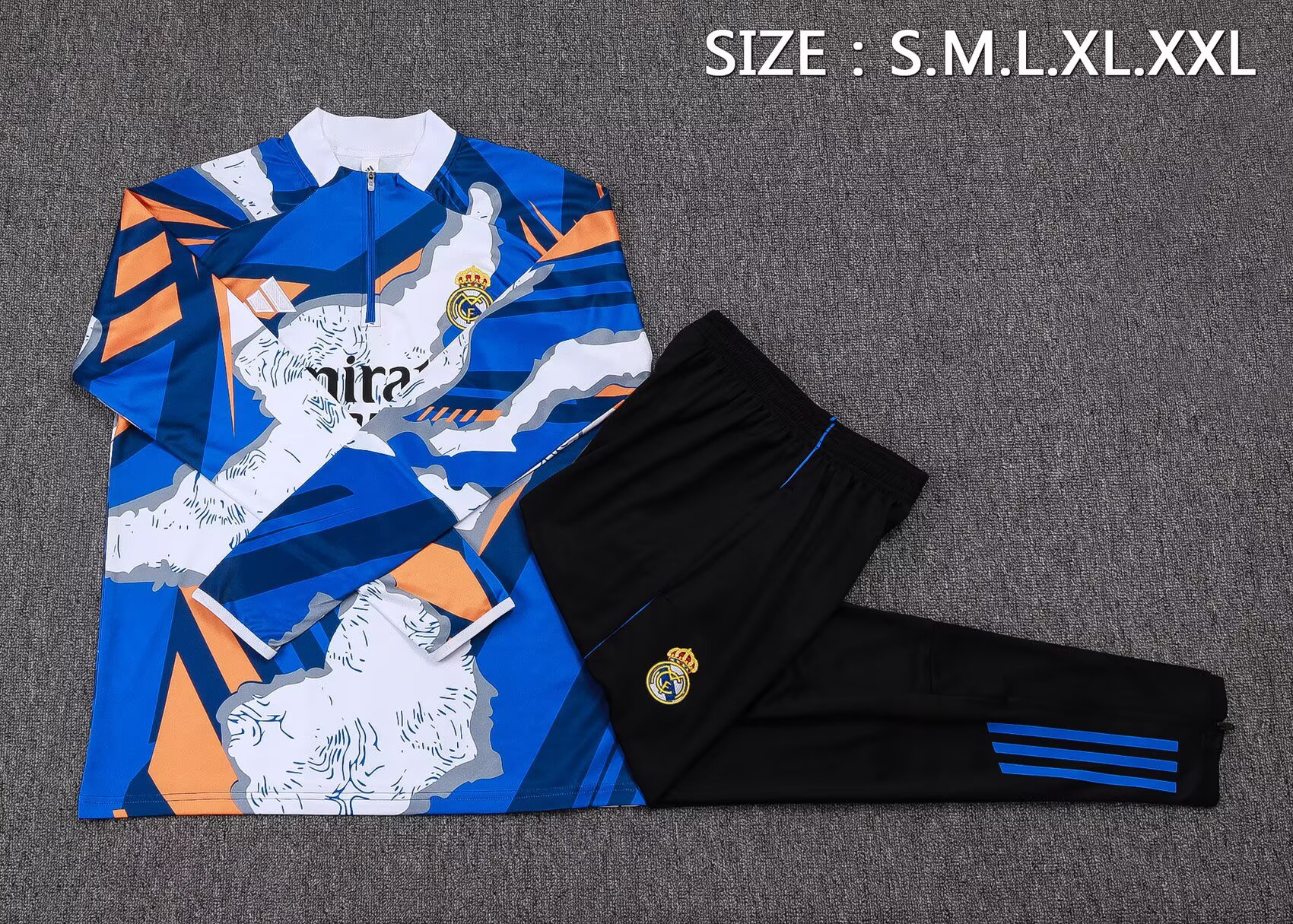 25/26 Real Madrid Half-Pull Training Kit Football