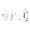 3 Pairs Ear Hooks Covers Compatible for Samsung Galaxy Buds 4 Pro(2026) Silicone Anti-Slip Ear Tips In-Ear Eartips Cover Anti-Scratch with Storage Pouch