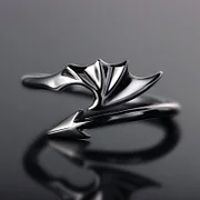 Dragon Evil Wing Open Band Ring