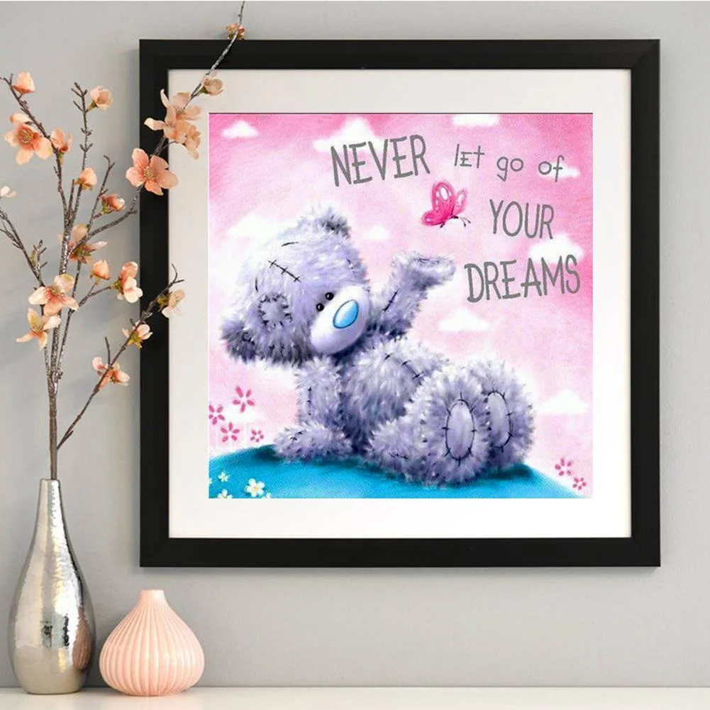 Diamond Painting - Full Round Drill - Dream Bear(30*30cm)