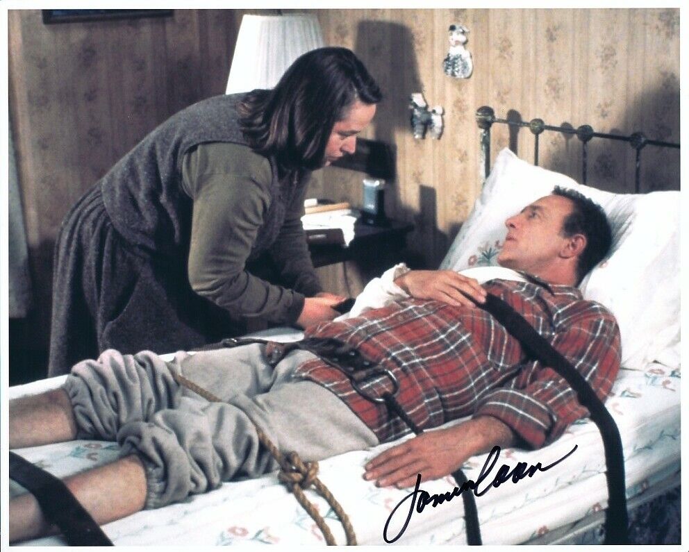 JAMES CAAN hand-signed MISERY 8x10 authentic w/ coa ANNIE'S PRISONER TIED TO BED