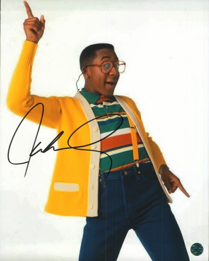 JALEEL WHITE Autographed Original 8x10 Photo Poster painting LOA TTM