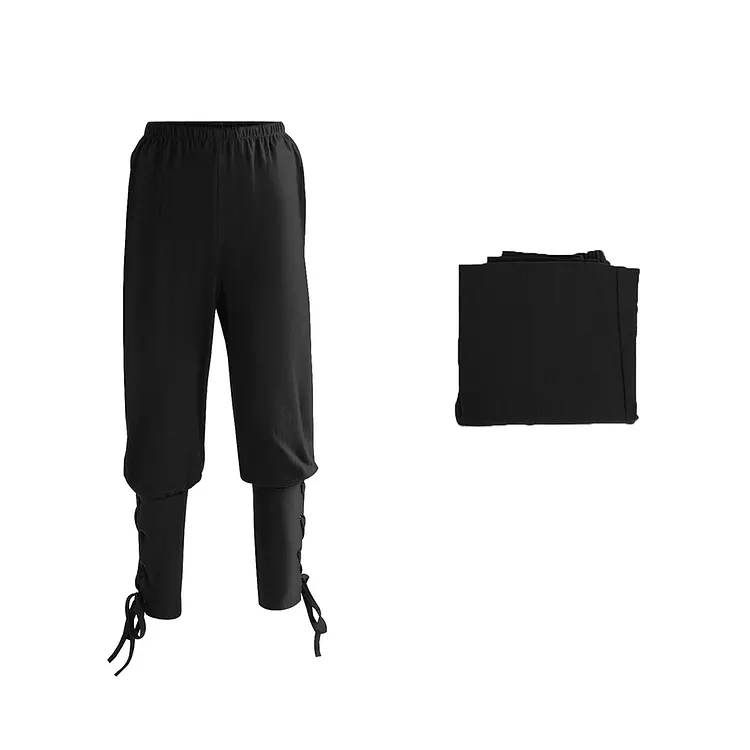 Kids Children Viking Pirate Pants Outfits Cosplay Costume Halloween Carnival Suit
