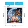 Diamond Painting-DIY Crystal Rhinestone Crescent Butterfly