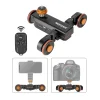 Electric Slide Rail Intelligent Wireless Remote Control SLR Mobile Phone Holder Camera Car Straight Curve Shooting Photography Car With Wireless Remote Control, USB Charging, Adjustable Speed, Suitable For All SLR Cameras And Home DV Cameras