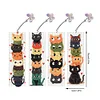4Pcs DIY Cat Diamond Painting Bookmarks