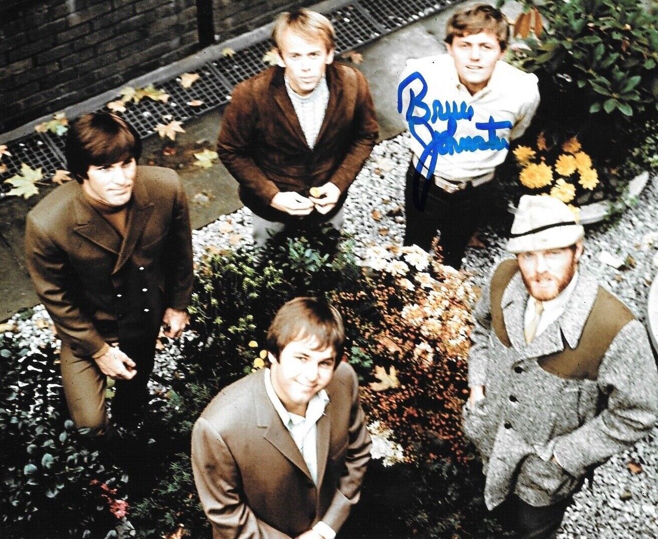 * BRUCE JOHNSTON * signed 8x10 Photo Poster painting * THE BEACH BOYS * COA * 35