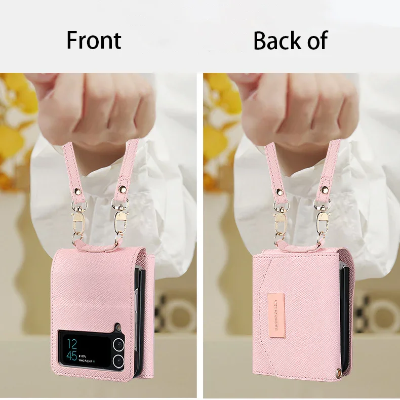 For Samsung ZFlip4 Folding Screen Wallet Phone Case