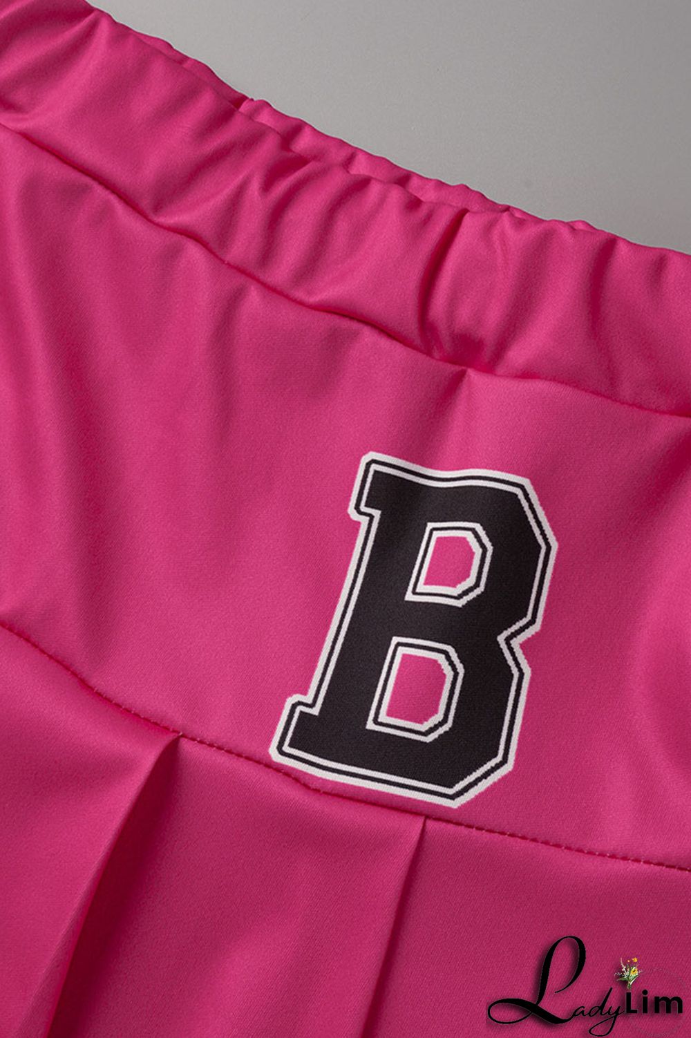 Blue Casual Street Print Split Joint Zipper Collar Short Sleeve Two Pieces