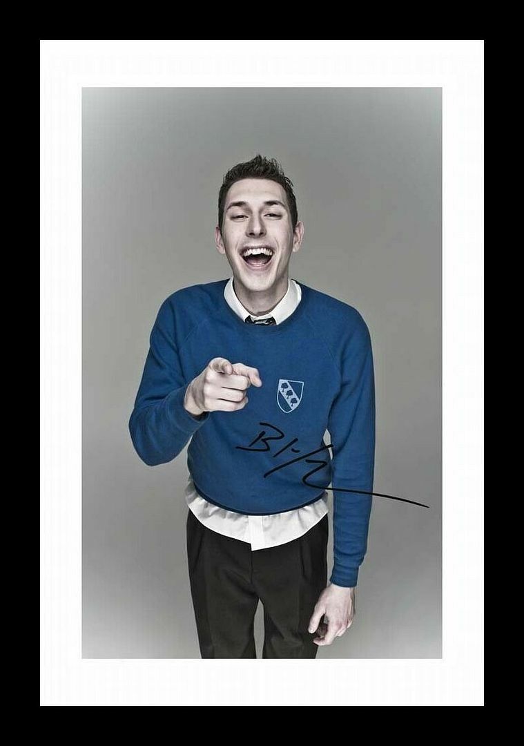 Blake Harrison - The Inbetweeners Autograph Signed & Framed Photo Poster painting