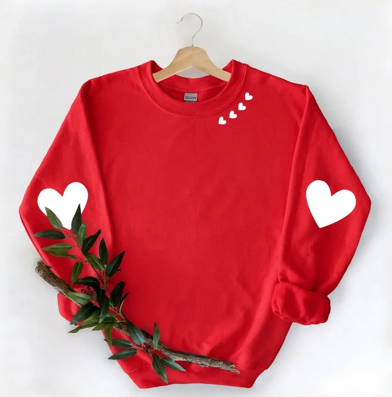 Valentine's Heart Red Sweatshirt