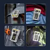 COB+SMD LED Outdoor Mini Flashlight Rotatable Power Display Hat Clip Work Light