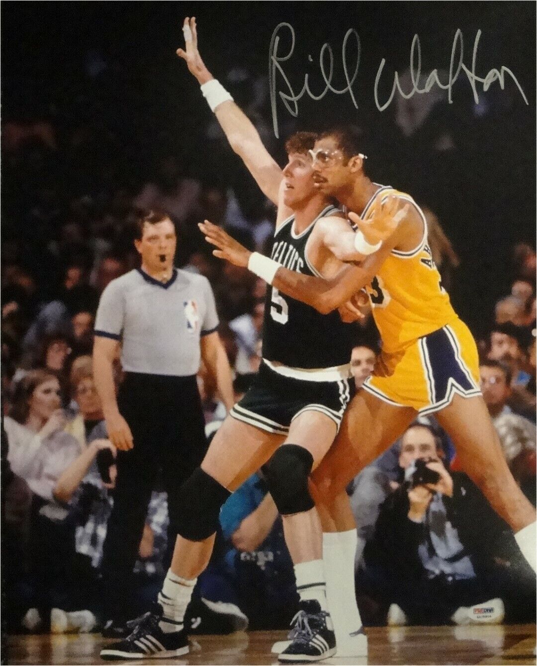 Bill Walton Hand Signed Autographed 16x20 Photo Poster painting Boston Celtics Abdul Jabbar PSA