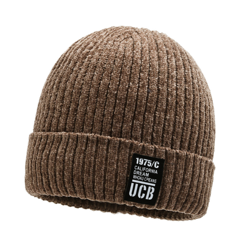 Winter Fashion Outdoor Fleece Thicken Knitting Beanie Hat 