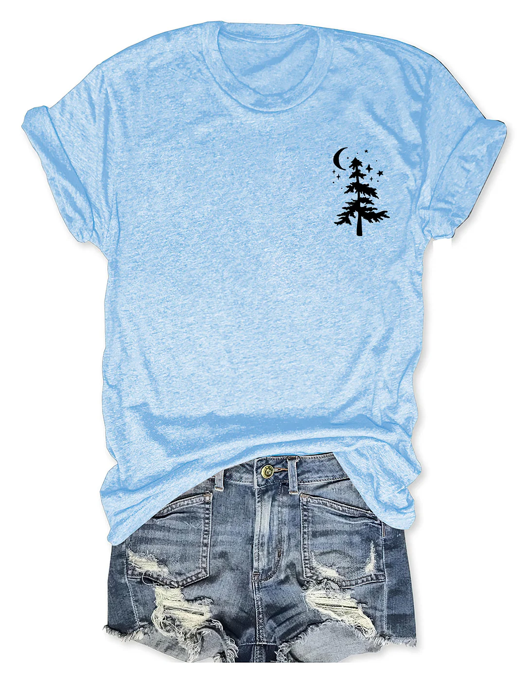 No City Lights Just Camp Fire Nights T-shirt