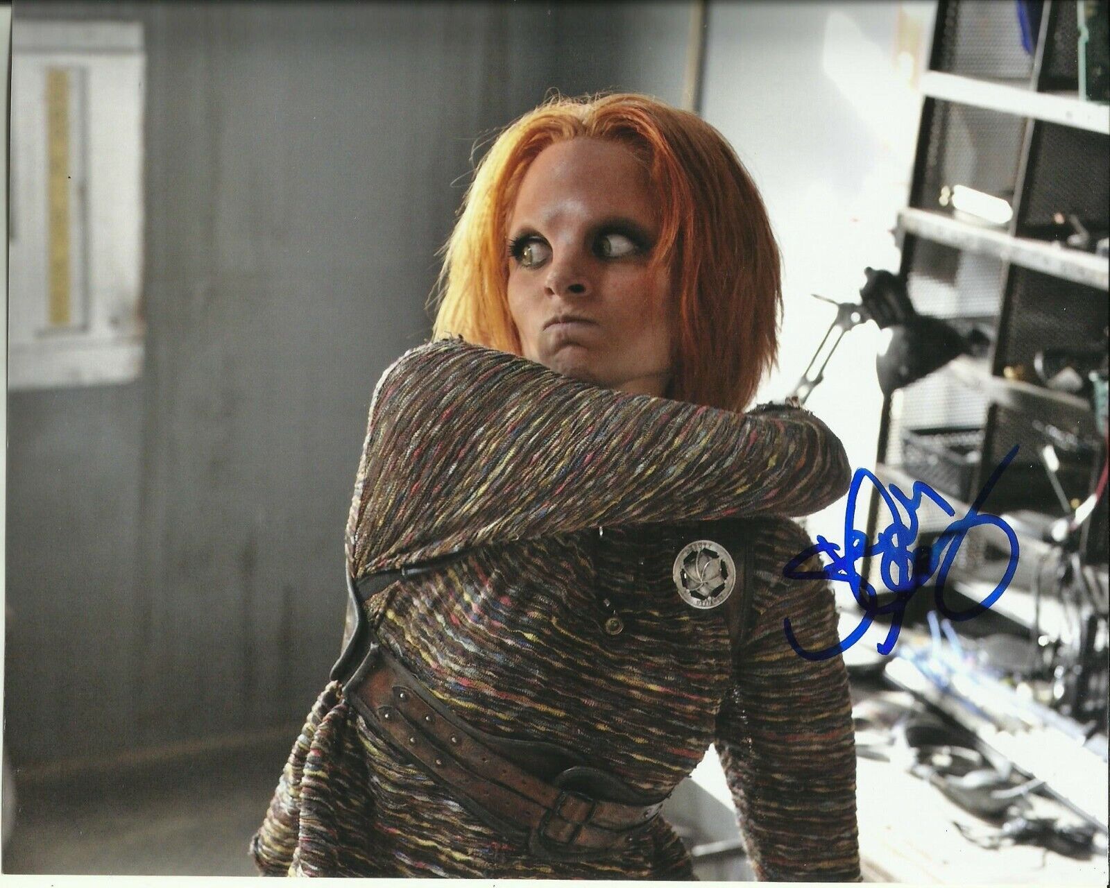 STEPHANIE LEONIDAS SIGNED DEFIANCE Photo Poster painting UACC REG 242 (2)