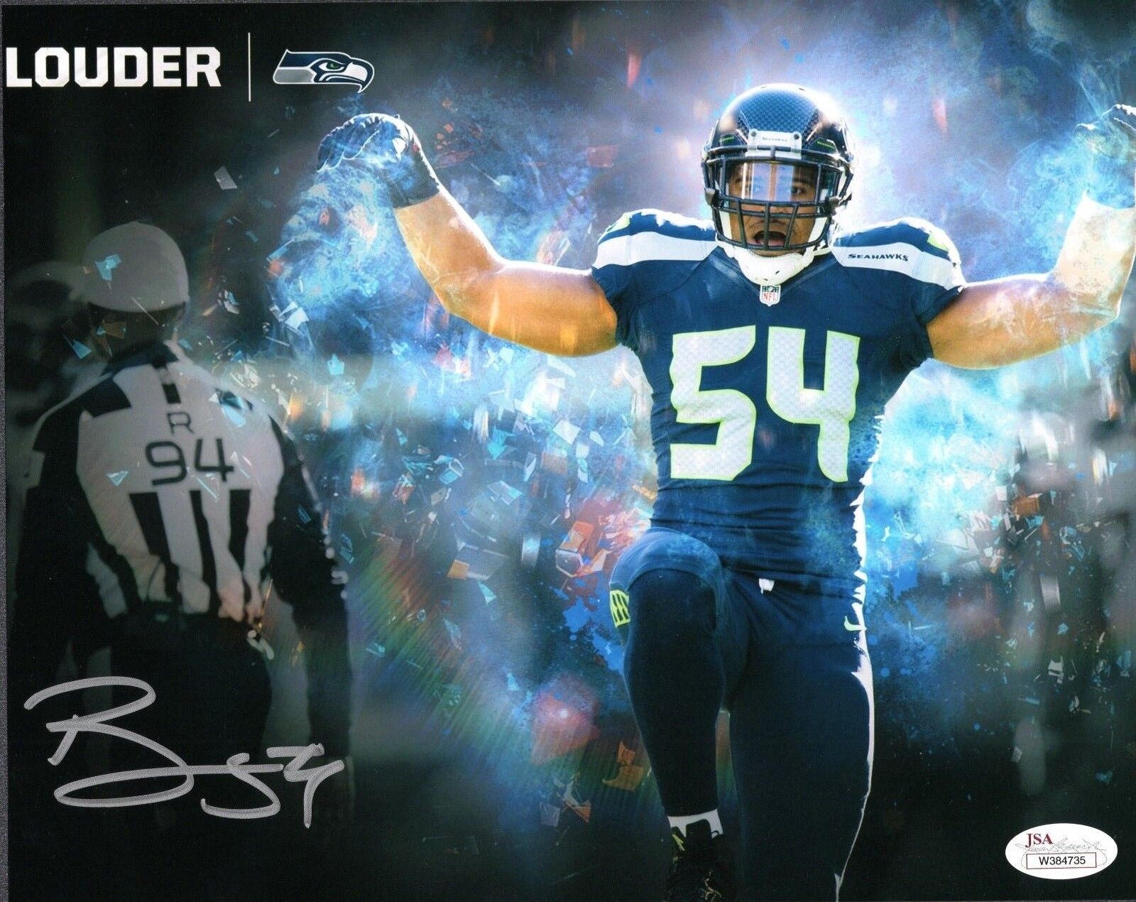 JSA Bobby Wagner Seahawks Signed Autographed 8x10 Photo Poster painting #7