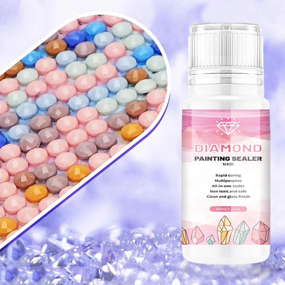 60/120/150/240ml Diamond Art Glue Sealer for Diamond Painting and Jigsaw Puzzles