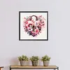 Flower Love Lock - Paint by Numbers Acrylic Painting 40*40cm